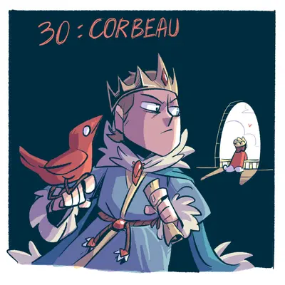 Léomir et le Corbeau cramoisi par ZatZatZatou