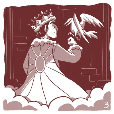 Théodorique et le Corbeau cramoisi par ZatZatZatou
