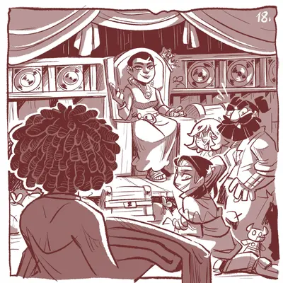 La Dame d'Ébène et compagnie par ZatZatZatou